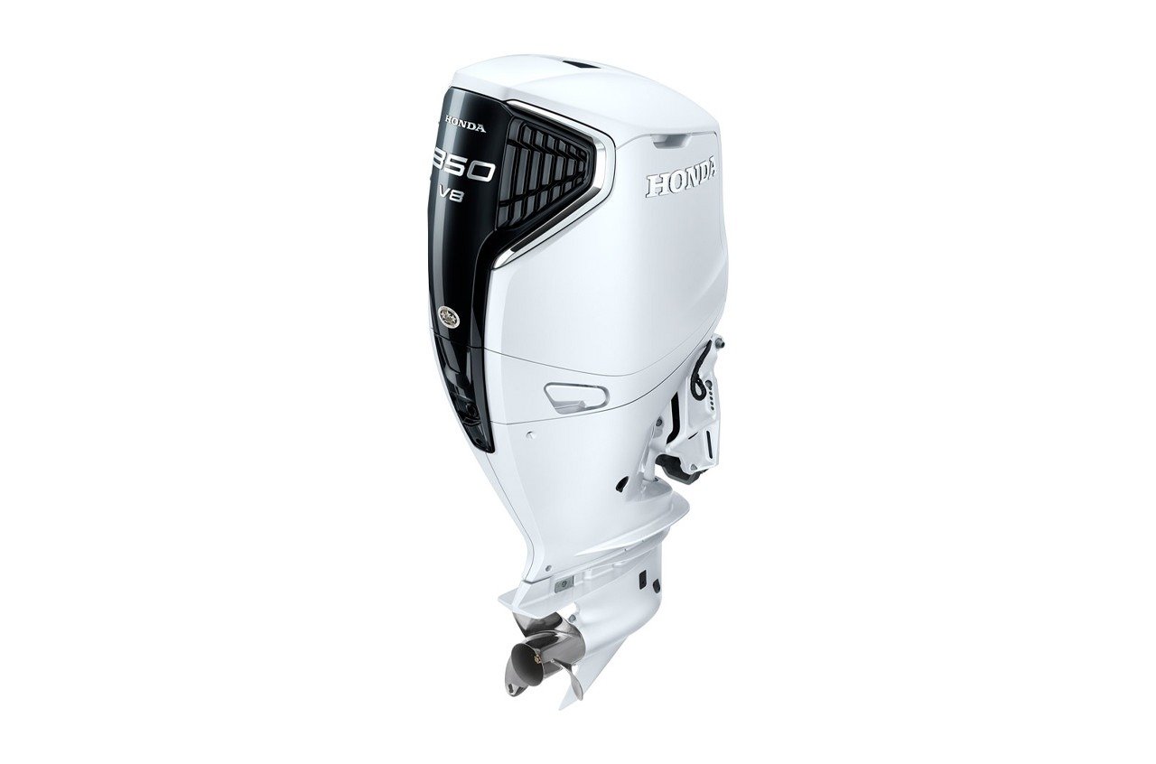 Honda 350hp Outboard Motors · White iST · Intelligent Shift and Throttle, Electric Start, 30″ Shaft · BF350AUDA