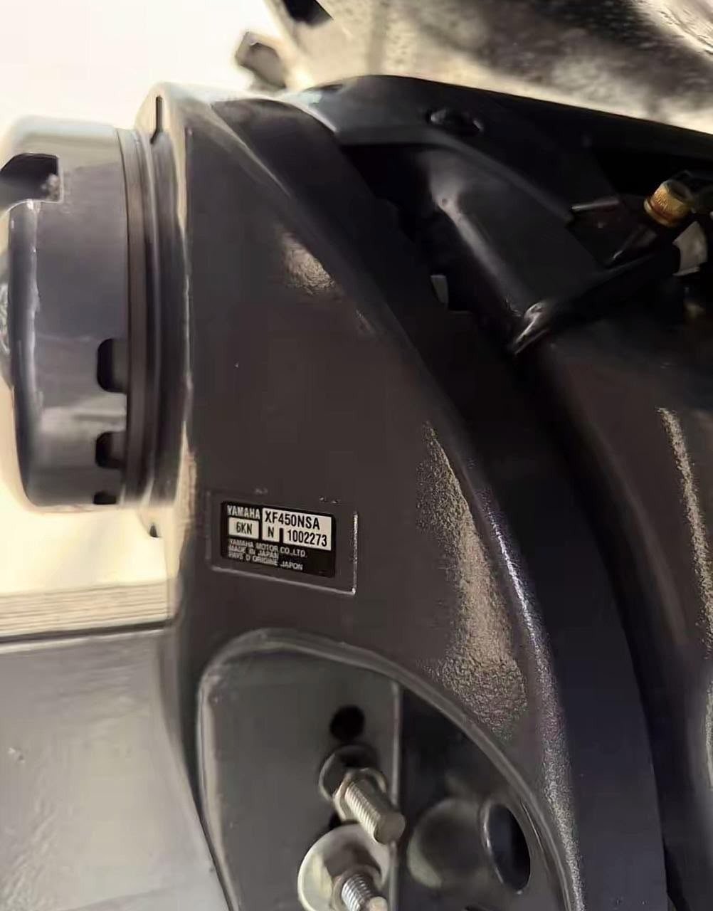 Twin Yamaha 450 XTO Outboards