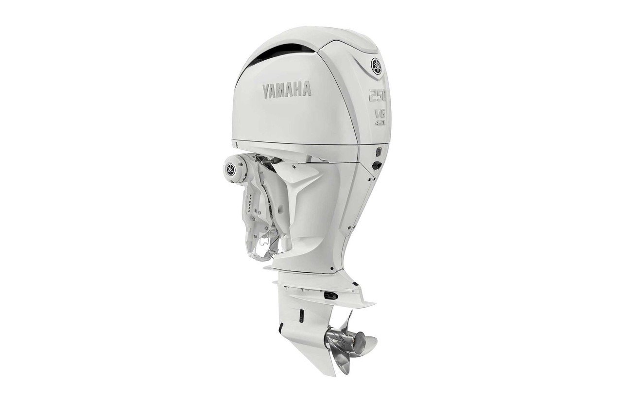 Yamaha 250hp White Outboard · LF250USB2